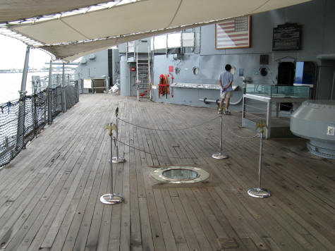 Location of the Signing of the Japanese Surrender on September 2, 1945