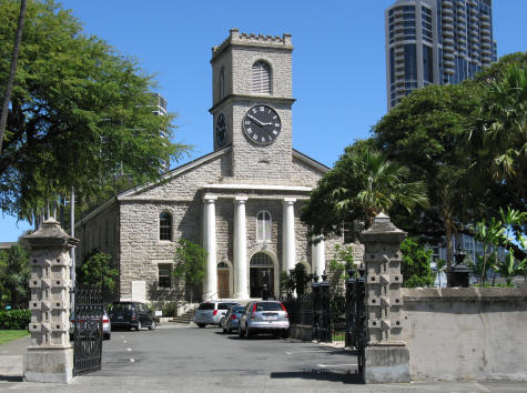 Kawaiaha'o Church in Honolulu Hawaii